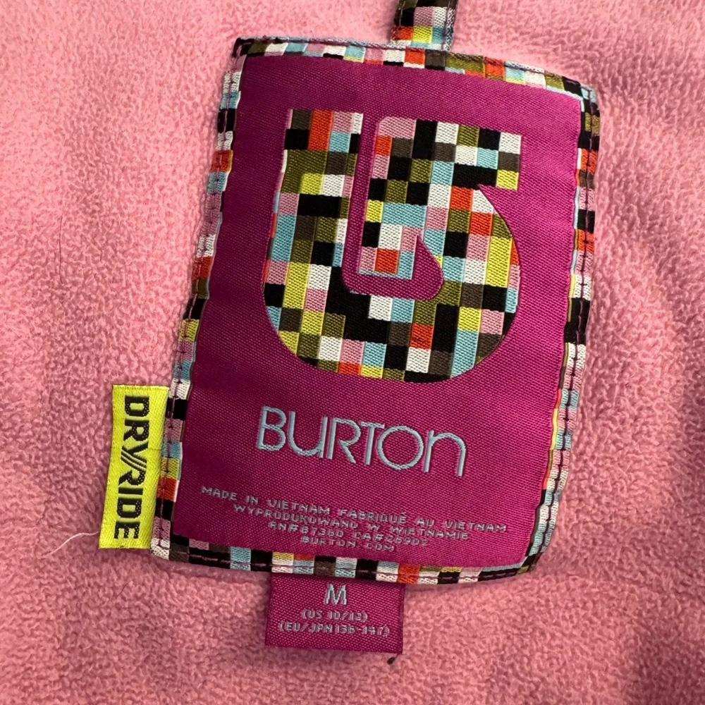 Burton Kids Pink and Orange Ski Jacket